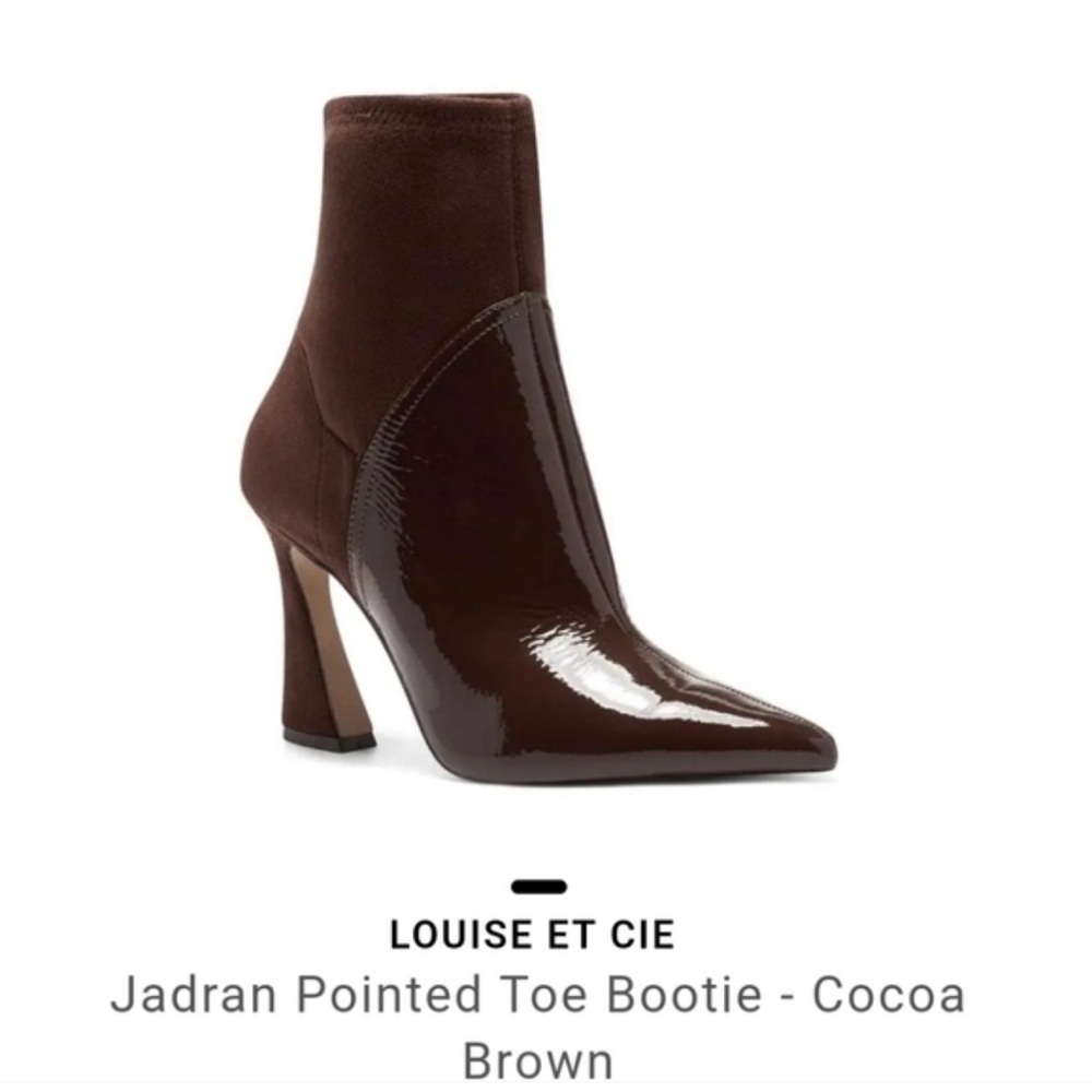Louise et Cie Chocolate Ankle Booties